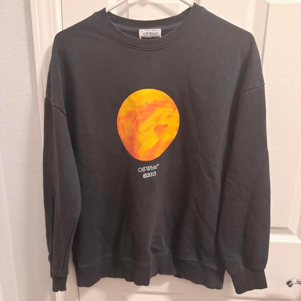 (2020) Off-White Venus Planet Crewneck - Orange/Yellow - S